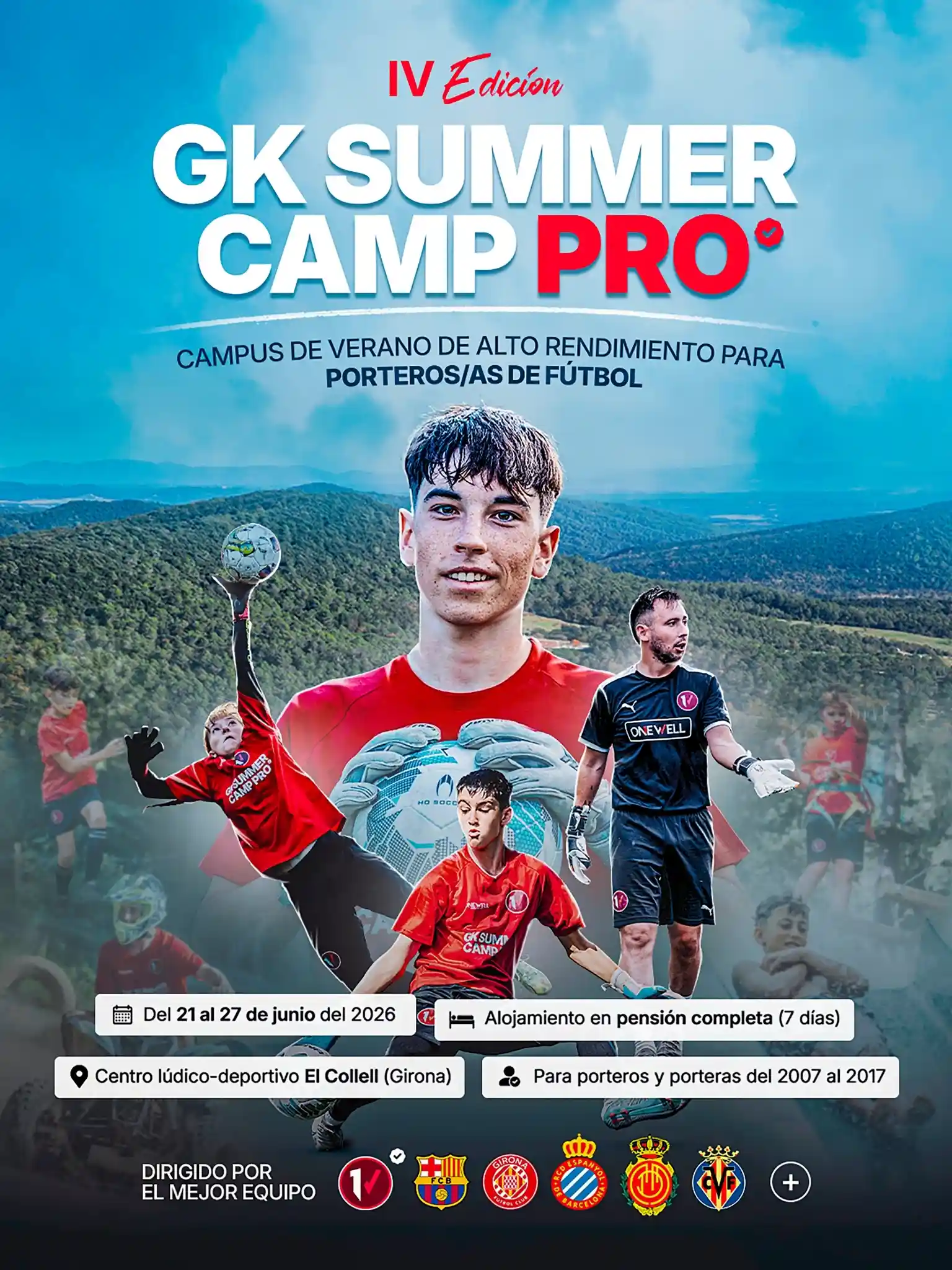 Campus de verano para porteros/as | Gk Summer Camp PRO Onewell Gk - fútbol in Sant Ferriol