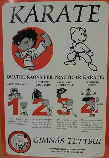 Gimnàs Tettsui Camelia - karate in Palafrugell