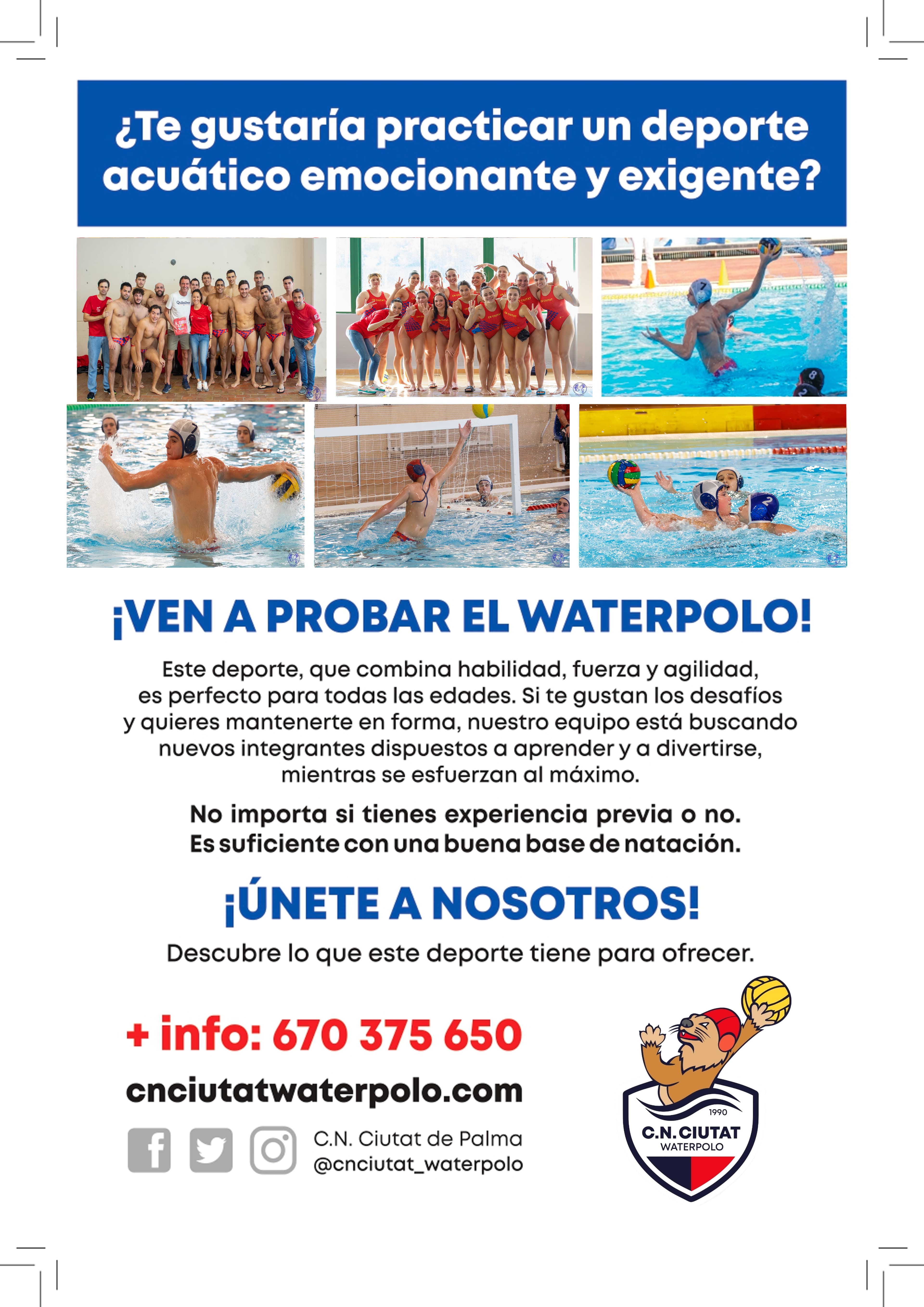 Club natació Ciutat de waterpolo - natacion in Palma