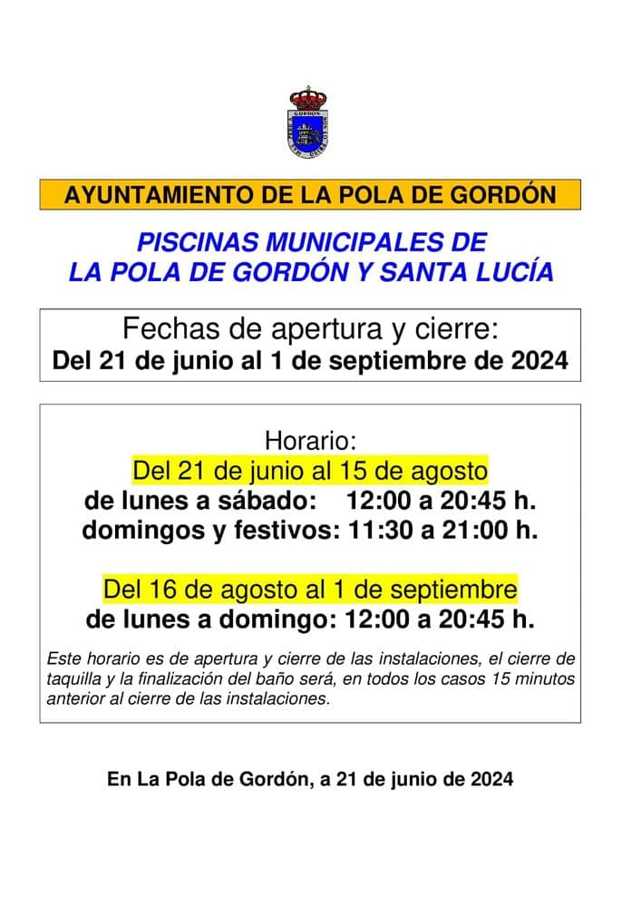 Piscinas municipales de Santa Lucía de Gordón - natacion in La Pola de Gordón