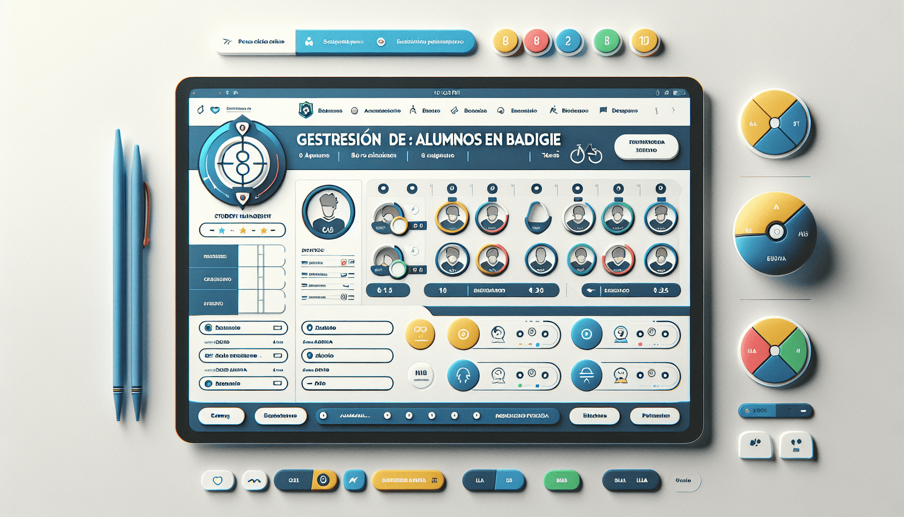 Gestión Completa de Alumnos en Badgie